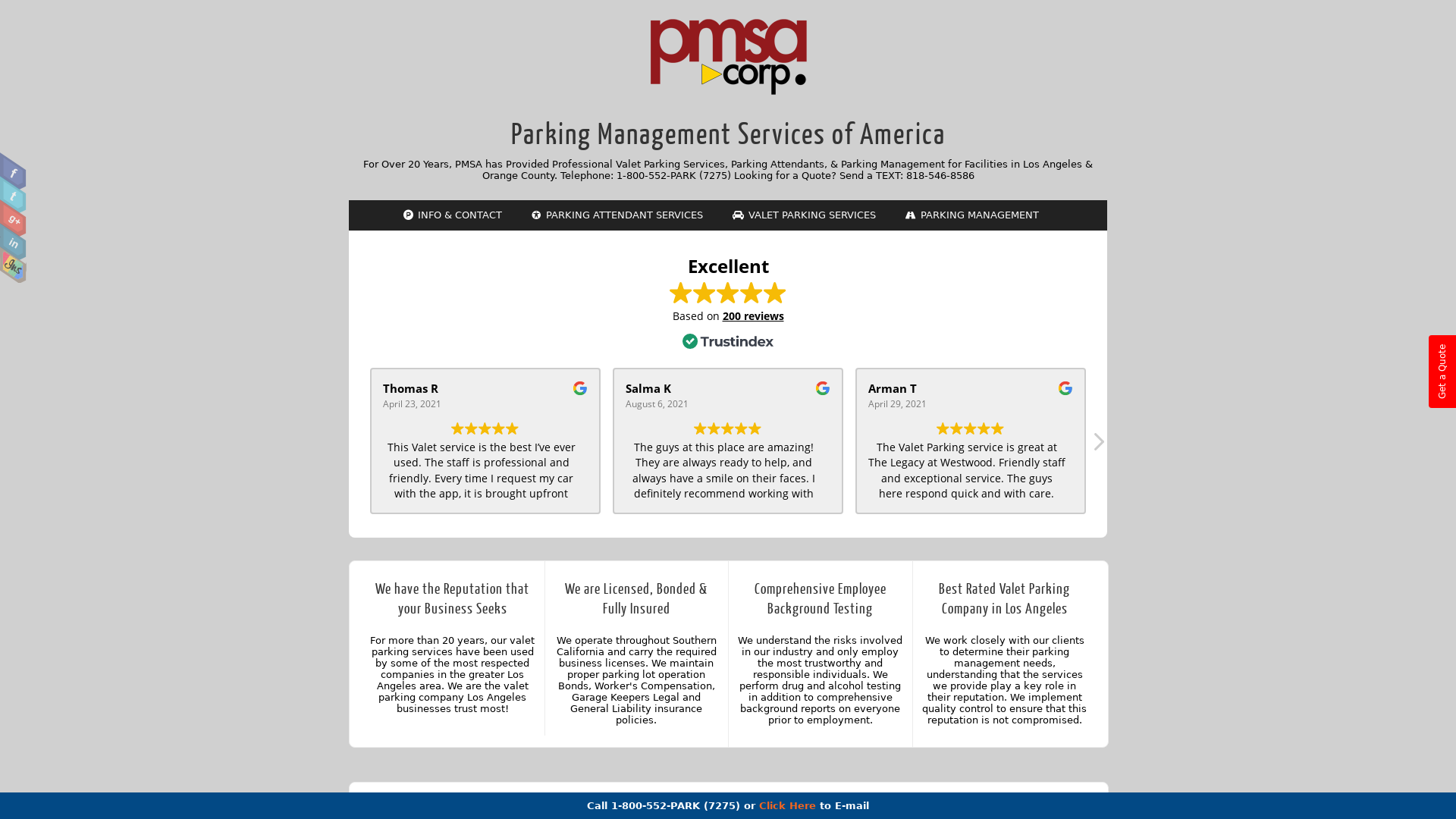 Parking Management Services of America